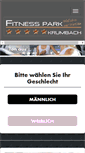Mobile Screenshot of fitnesspark-krumbach.de